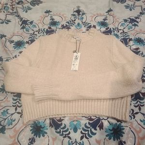 NWT Garage crop sweater sz s